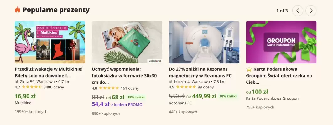 Groupon gazetka (ważność do 7-09)
