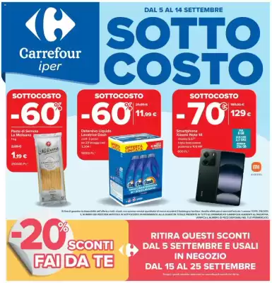 Volantino Carrefour Iper (valido fino al 14-09)