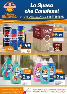 Volantino Mister Risparmio (valido fino al 14-09)