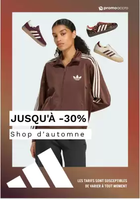 Catalogue Adidas (valable jusqu'au 30-09)