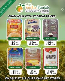 Mega Sanjha Punjab Grocery Store flyer week 36 Page 1