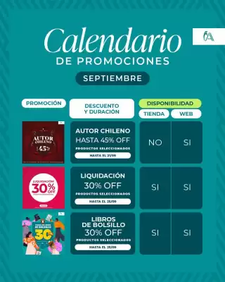 Catálogo Antártica Libros (válido hasta 30-09)