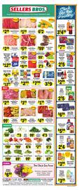 Sellers Bros weekly ad week 36 Page 1