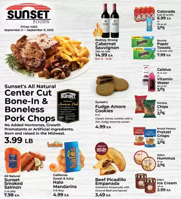 Sunset Foods weekly ad (valid until 9-09)
