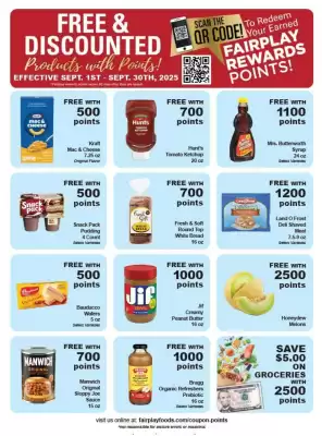 Fairplay weekly ad (valid until 30-09)