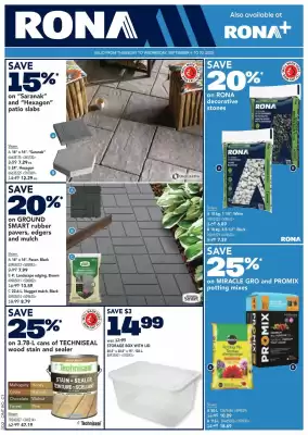 RONA flyer