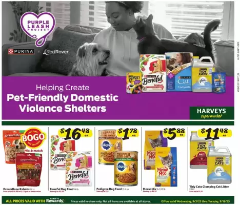 Harveys Supermarkets weekly ad (valid until 16-09)
