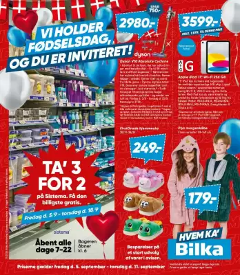 Bilka tilbudsavis (gælder indtil 11-09)