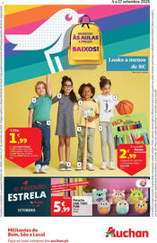 Folheto Auchan | Regresso às Aulas Página 1