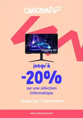 Catalogue Cdiscount (valable jusqu'au 7-09)