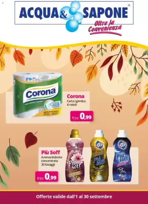 Volantino Acqua & Sapone (valido fino al 30-09)