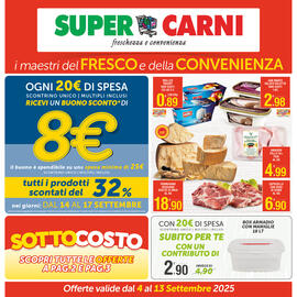 Volantino Super Carni Pagina 1