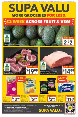 Supa Valu catalogue (valid until 9-09)