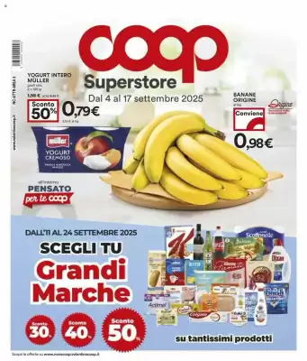Volantino Coop Superstore (valido fino al 17-09)