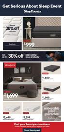 Sleep Country flyer week 36 Page 1
