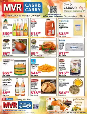 MVR Cash & Carry flyer (valid until 30-09)