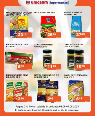 Catalog Unicarm (valid până la 7-09)