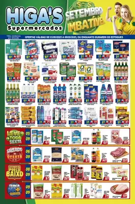Folheto Higa's Supermercado (válido até 9-09)