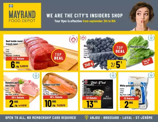 Mayrand flyer (valid until 11-09)