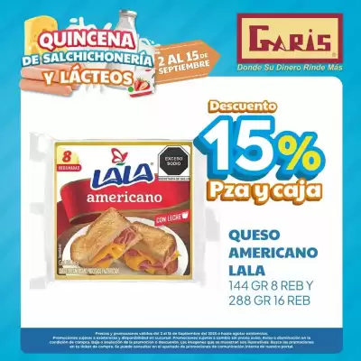 Catálogo Garis (válido hasta 15-09)