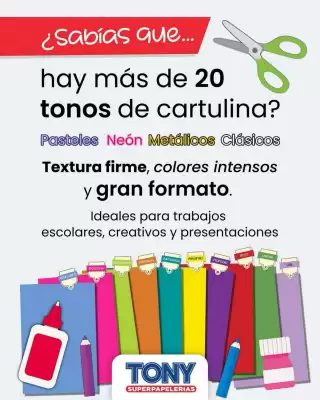 Catálogo Tony Super Papelerías (válido hasta 9-09)