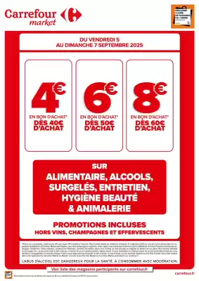 Catalogue Carrefour Market (valable jusqu'au 7-09)