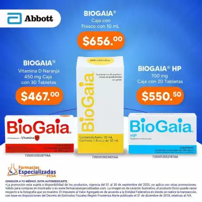 Catálogo Farmacias Especializadas (válido hasta 30-09)