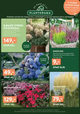Plantorama tilbudsavis (gælder indtil 14-09)