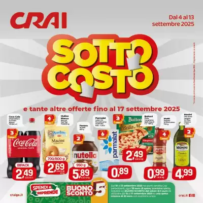 Volantino Crai (valido fino al 13-09)