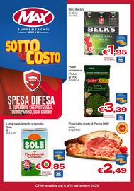 Volantino MAX Supermercati Pagina 1