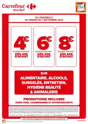 Catalogue Carrefour Market (valable jusqu'au 7-09)