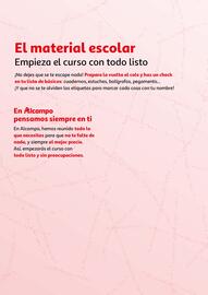 Folleto Alcampo | Vuelta al Cole Página 6