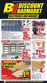 B1 Discount Baumarkt Prospekt woche 36 Seite 1