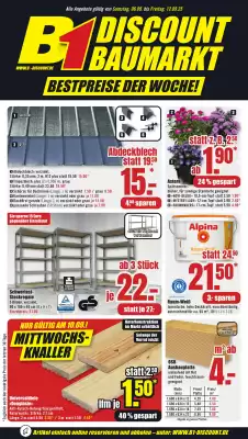 B1 Discount Baumarkt Prospekt (gültig bis 12-09)