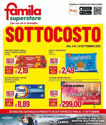 Volantino Famila Superstore (valido fino al 17-09)