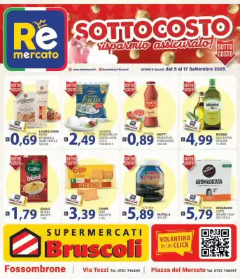 Volantino Supermercati Bruscoli (valido fino al 17-09)