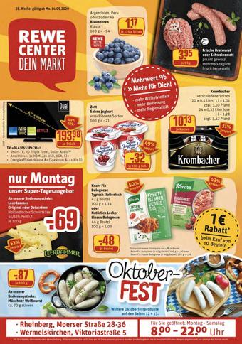 REWE Center Prospekt - Prospektangebote.de
