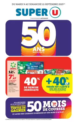 Catalogue Super U (valable jusqu'au 21-09)