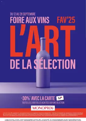 Catalogue Monoprix (valable jusqu'au 28-09)