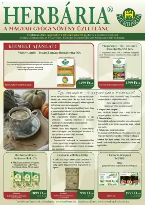 Herbária akciós újság (érvényes eddig: 18-09)