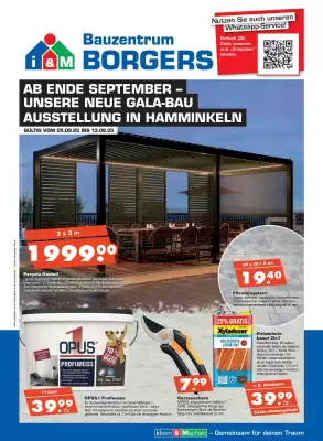 Bauzentrum Borgers Prospekt (gültig bis 12-09)