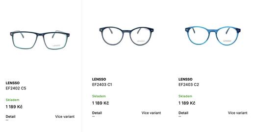 Eiffel Optic leták Strana 1