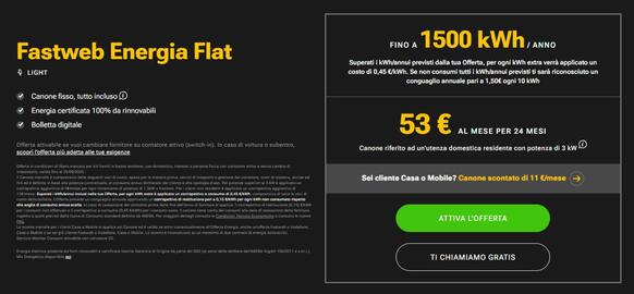 Volantino FASTWEB Pagina 1