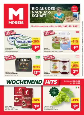 MPreis Flugblatt (gültig bis 17-09)