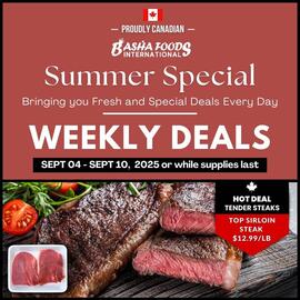 Basha Foods flyer Page 1