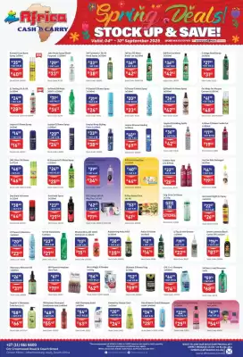 Africa Cash and Carry catalogue (valid until 10-09)