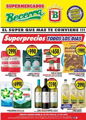 Catálogo Supermercados Becerra (válido hasta 15-09)