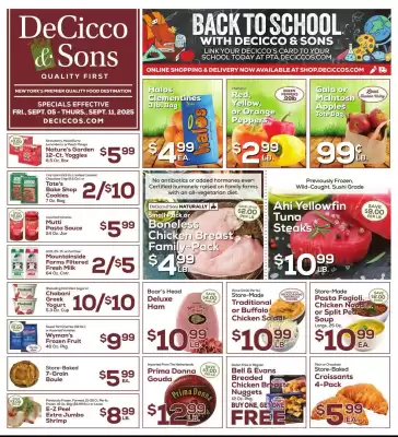 DeCicco & Sons weekly ad