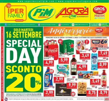 Volantino Pim Supermercati (valido fino al 16-09)