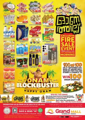 Grand Mall Sharjah catalogue (valid until 7-09)